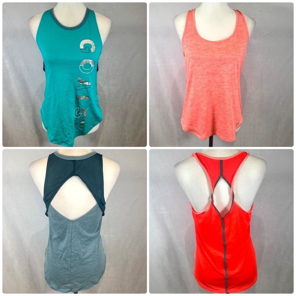 Under Armour active workout tank tops set of 2 size small